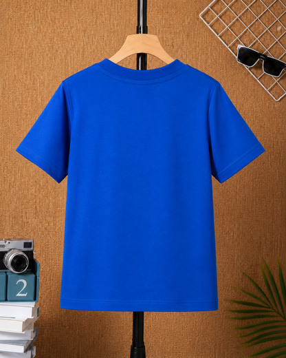 Boys Stay Fun Graphic T-Shirt – Royal Blue